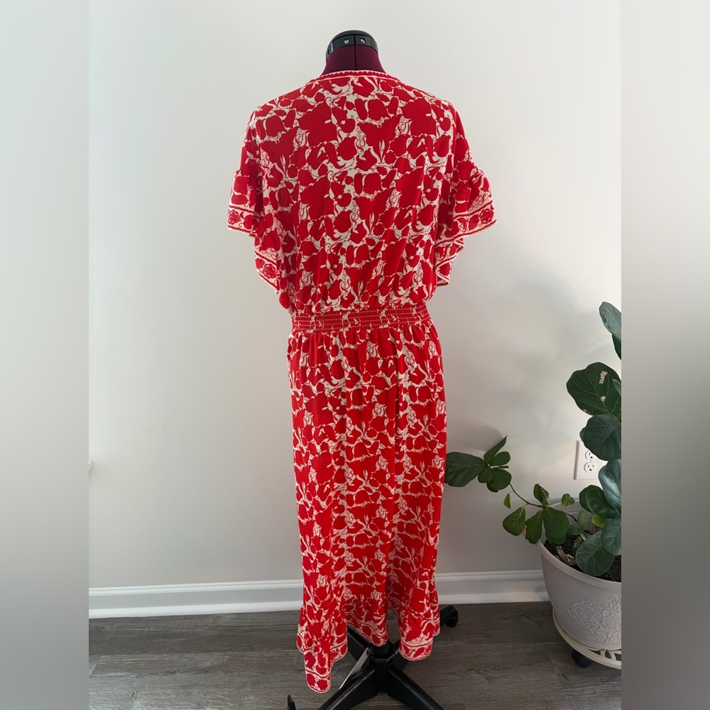 Max studio Red Floral Maxi Dress - Picture 4 of 7
